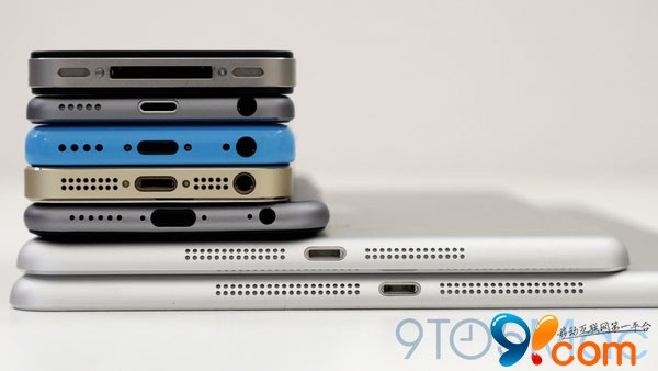 iPhone 6与近几年全系列iPhone/iPad对比